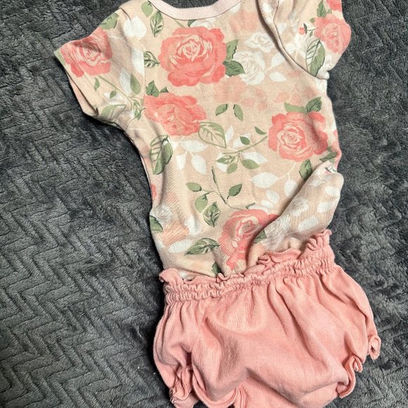 Gerber Matching Sets Summer Rose Infant Outfit Poshmark
